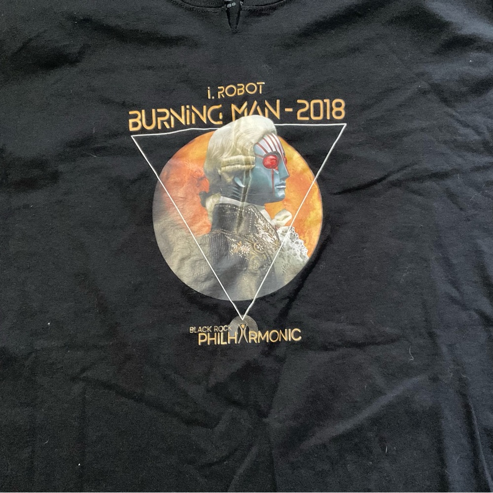 (E)BURNING MAN 2018 XL T-SHIRT